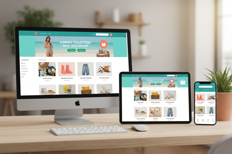 online shop development | Magic Bean AI